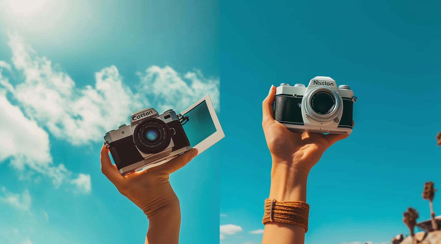 Die Vor- und Nachteile von Polaroid- und Spiegelreflexkameras